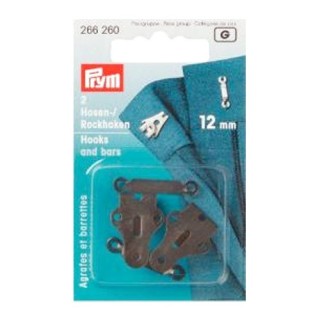 Corchetes para pantalones y faldas 12mm 266260 - Corchetes metal costura | Mercería Barata