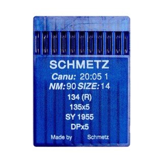 AGUJA MÁQUINA SCHMETZ 134R STANDARD PACK 10 - Agujas maquina  | Mercería Barata
