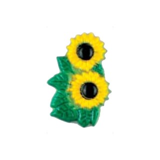BOTON FLOR DILL 3405053010 30mm PACK 10 - Botones dibujos de 30 mm | Mercería Barata