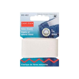 Goma Beige 910462 30mm - Gomas elásticas lisas | Mercería Barata