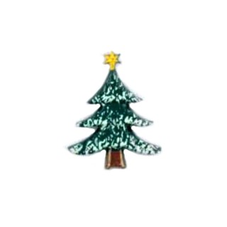 BOTON DILL ARBOL NAVIDAD 3200982530 25mm PACK 30 - Botones dibujos de 25 mm | Mercería Barata