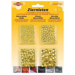 TACHUELAS DECORATIVAS DORADAS PACK 100 GRAMOS - Fornituras | Mercería Barata