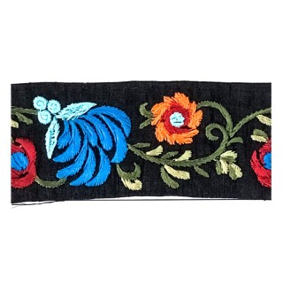 GALON BORDADO 45mm ART 3306 9 METROS - Pasamanerias | Mercería Barata
