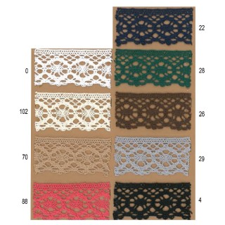 PUNTILLA BOLILLO ART 9702 35mm 25 METROS - Puntilla bolillo | Mercería Barata