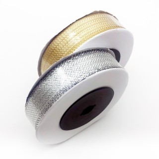 Cinta Oro / Plata 25 Metros - Cintas lame  | Mercería Barata