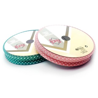 Cinta Bies Lunares 30mm 25 metros - Bies dibujos | Mercería Barata