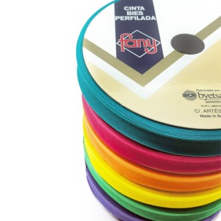 Cinta Bies Poliéster Algodón 18mm envase 25 metros - Bies liso | Mercería Barata