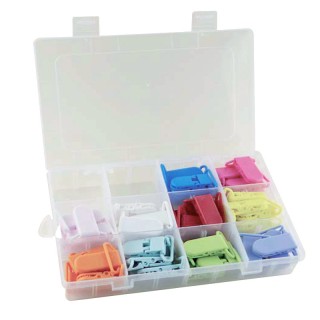 PINZA CLIP PLASTICO FR 1047 PACK 50 - Pinzas | Mercería Barata