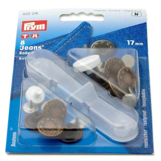 Botones 17mm Jeans 622241 - Kits botones | Mercería Barata