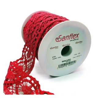 PUNTILLA BOLILLO 9705 60MM PACK 25 METROS - Puntilla bolillo | Mercería Barata