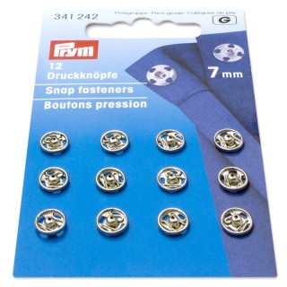 Broches de presión latón 7mm 341242 - Broches de presión y Broches de presión y Automáticos metálicos  | Mercería Barata