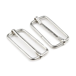 Corredera Niquel 17x39 mm Pack 25 - Complementos metálicos | Mercería Barata