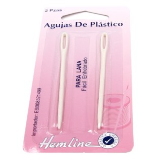 Aguja H211 Plástico 75 mm Pack 10 - Agujas coser lana | Mercería Barata