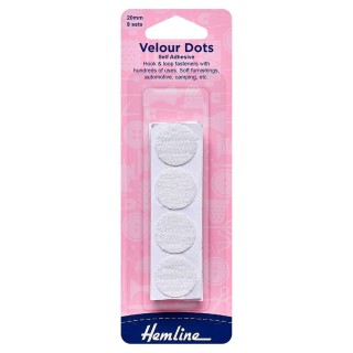 VELCOINS H665 BLANCO 20MM PACK 5
