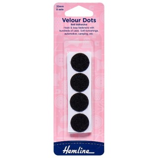 VELCOINS H666 NEGRO 20MM PACK 5