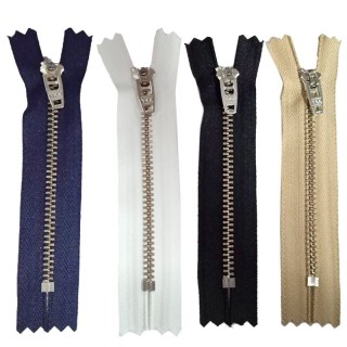 CREMALLERAS YKK T3 DIENTE PLATA 12CM PACK 10