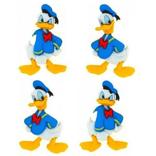 BOTONES DRESS IT UP 7729 SCRAP PATO DONALD PACK12