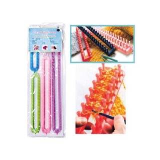 Kit cuatro telares cuadrados tricotar 1942 - Telares | Mercería Barata
