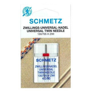 AGUJA MAQ SCHMETZ 705 GEMELA UNIVERSAL 40MM