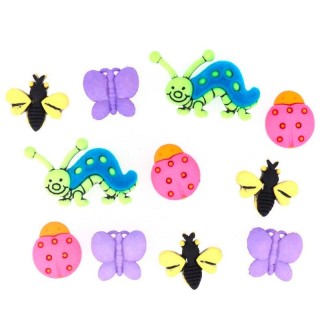 BOTONES DRESS IT UP 588 SCRAPSURT INSECTOS 54 UD