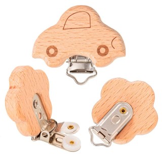 PORTACHUPETE MADERA PINZAS COCHE 2059 PACK 5