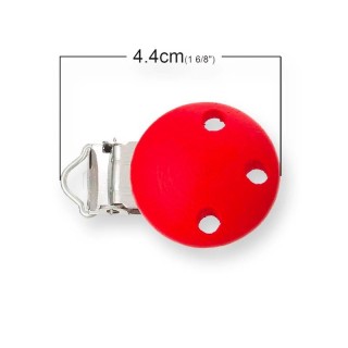 PORTACHUPETE PINZAS BOTON MADERA 0331 PACK 5