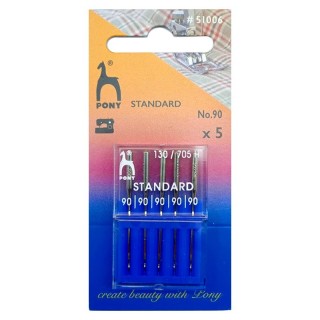 AGUJA MAQ 130/705H PONY 51006 STANDARD 90 PACK 25