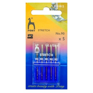 AGUJA MAQ 130/705H PONY 51012 STRETCH 90 PACK 25