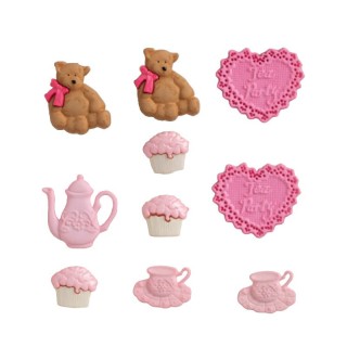 BOTONES DRESS IT UP 3161 TEA PARTY 48 UDS
