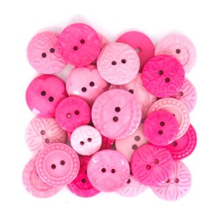 BOTONES DRESS IT UP 3566 HOT PINK 108 UDS