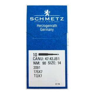AGUJA MAQUINA SCHMETZ 1757 ESPECIAL BOTON PACK 10