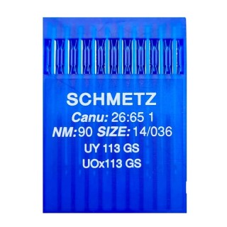 AGUJA MAQUINA SCHMETZ 113 ESPECIAL GOMA PACK 10