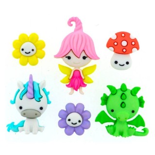 BOTONES DRESS IT UP 9358 FAIRIES WELCOME 18 UDS