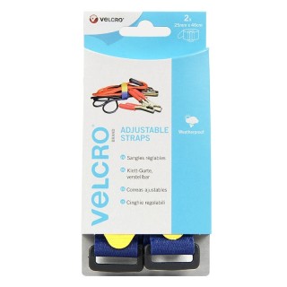 VELCRO BRIDAS 60328 AJUSTABLES 25MM X 46CM 6PCS