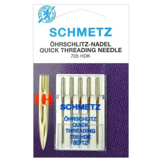 AGUJA MAQ SCHMETZ 705 FACIL ENHEBRAR 80 PACK 25 UD
