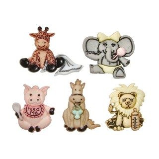 BOTONES DRESS IT UP 4249 CUTE CUDDLY 24 UDS