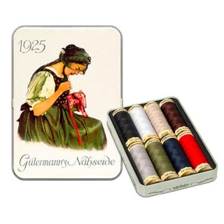 CAJA GUTERMANN 1925 NOSTALGIC BOX 8 BOBINAS 100MT
