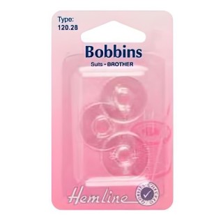 CANILLAS PLASTICO 120.28 MAQ COSER BROTHER PACK 5