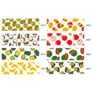 CINTA BIES 7704 ALGODON FRUTAS 18MM 25M