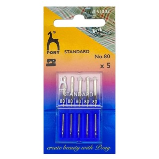 AGUJA MAQ 130/705H PONY 51005 STANDARD 80 PACK 25