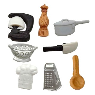 BOTONES DRESS IT UP 6539 THE MASTER CHEF 18 UDS