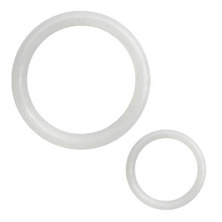 Anillas Plástico Redondas Pack 100  - Accesorios para cortinas | Mercería Barata