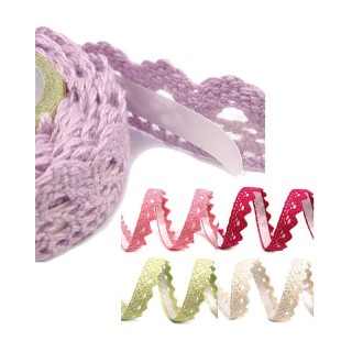 Puntilla bolillo adhesiva 15mm - Puntilla bolillo | Mercería Barata