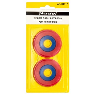Kit para hacer pompones 4117 pack 5 - Pompones | Mercería Barata