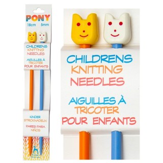 Agujas Tricotar Infantiles - Pack 5 pares - Agujas tejer lana | Mercería Barata
