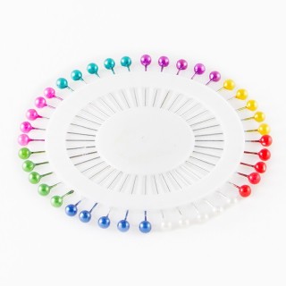 Ruletas de 40 alfileres colores brillantes pack 15 - Alfileres  colores | Mercería Barata
